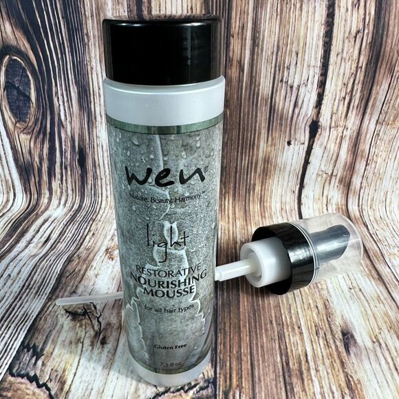WEN Other - NEW Wen Light Restorative Nourishing Mousse For All Hair Types with Pump SEALED